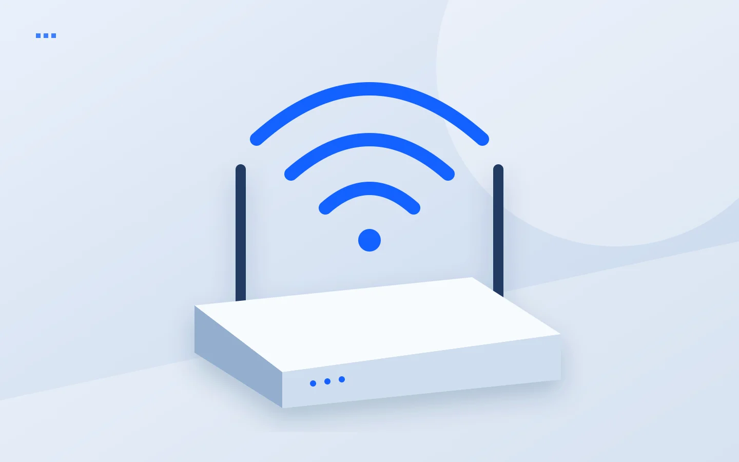 Illustrazione di un router Wi-Fi